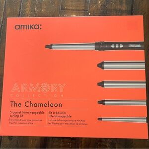 The Chameleon- 5 barrel interchangeable curling kit. Armory collection.